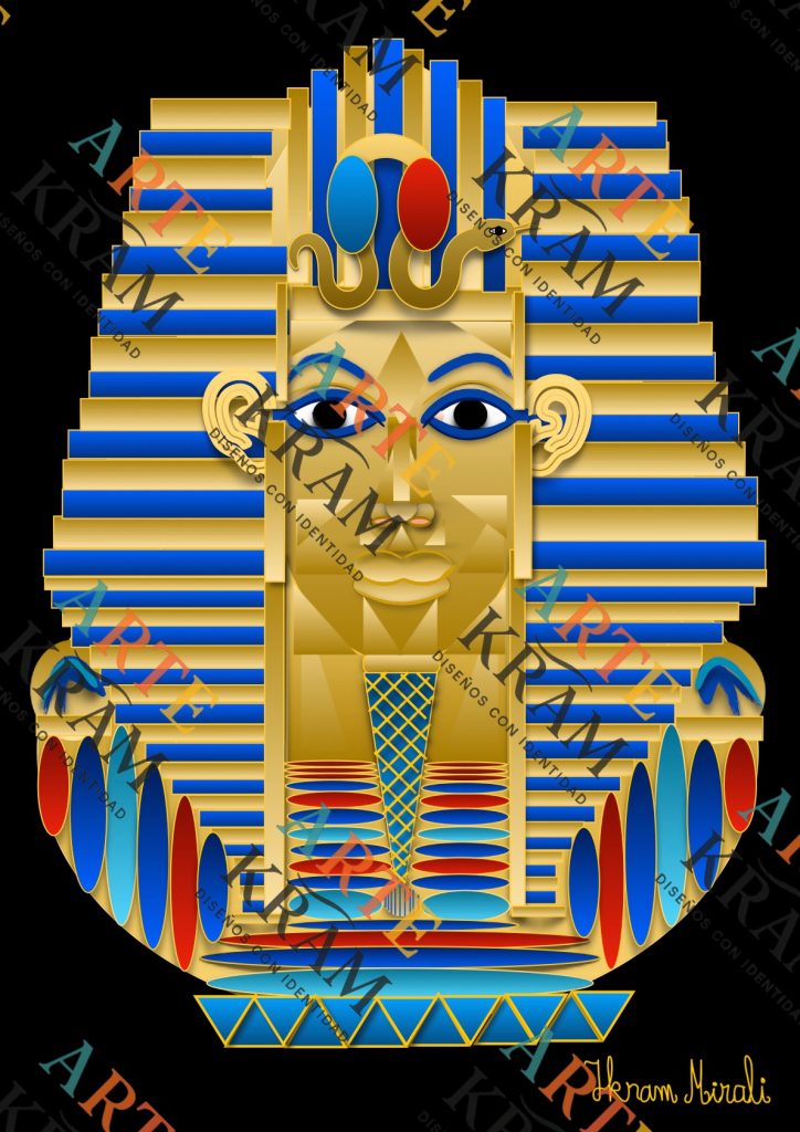 La máscara funeraria de Tutankamun